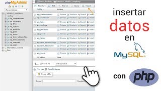 INSERT MySQL Insertar datos en MySQL con PHP en 5 minutos