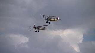 Shuttleworth Military Pageant Airshow 2016: Bristol F.2b fighter and Sopwith Pup