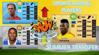 DLS23|UPDATE TĂNG GIẢM CHỈ SỐ CẦU THỦ DLS - UPGRADE PLAYERS IN DLS SUMMER TRANSFER CONFIRM (P4)