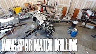 Wing Spar Match Drilling - Building the Raptor Prototype