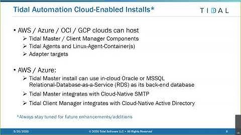Leveraging Tidal to Advance Your Cloud Initiatives