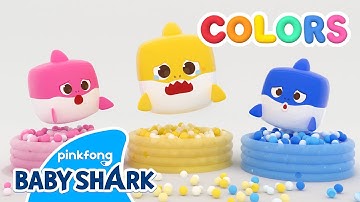 [🎨NEW] Colorful Cube Sharks Doo Doo Doo | Baby Shark Toy Song | Baby Shark Official