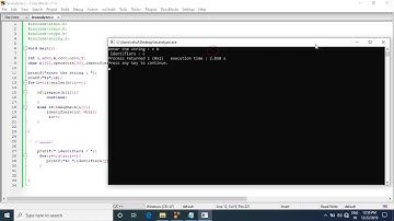 C program for lexical analyzer