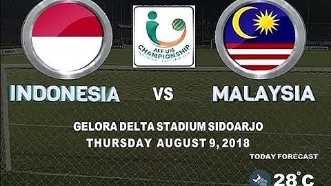 Indonesia vs Malaysia 1-0 Full Match Semifinal AFF U-16 2018 (First Half)