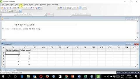Control chart attribute data