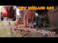 New holland 352 grinder mixer blower band replacement