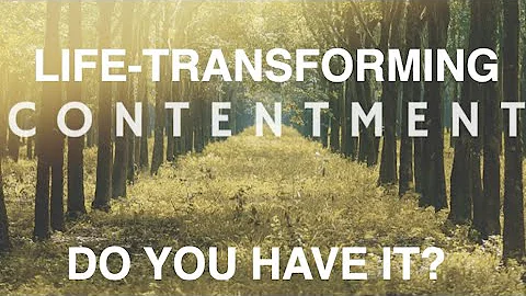 PAUL'S SECRET WAS LIFE-TRANSFORMIN...  CONTENTMENT...