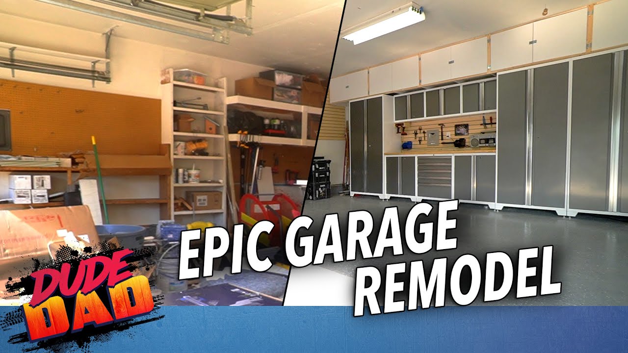 Epic Garage Remodel - YouTube