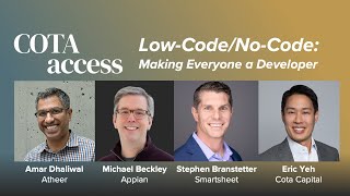 Low-Code/No-Code: Making Everyone a Developer - Cota Capital