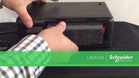 Connecting the Battery on APC Back-UPS M Series UPS | Schneider Electric