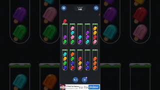 Ball 🏀 Sort iq Puzzle Level 149 🌹