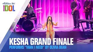 Keshas Soulful Man I Need Performance Grand Finale Australian Idol