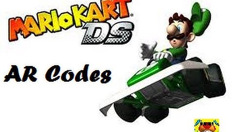 Mario Kart DS action replay codes