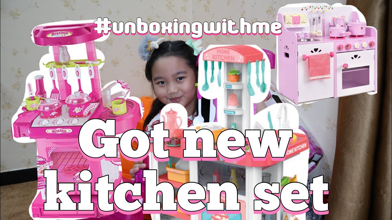 NEW KITCHEN SET!!! #unboxingwithme - YouTube