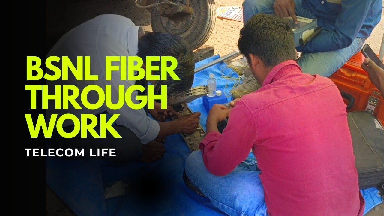 BSNL kea liyea ajj Fiber Rectification krana hai|| BSNL Optical Fiber Rectification Work Running 