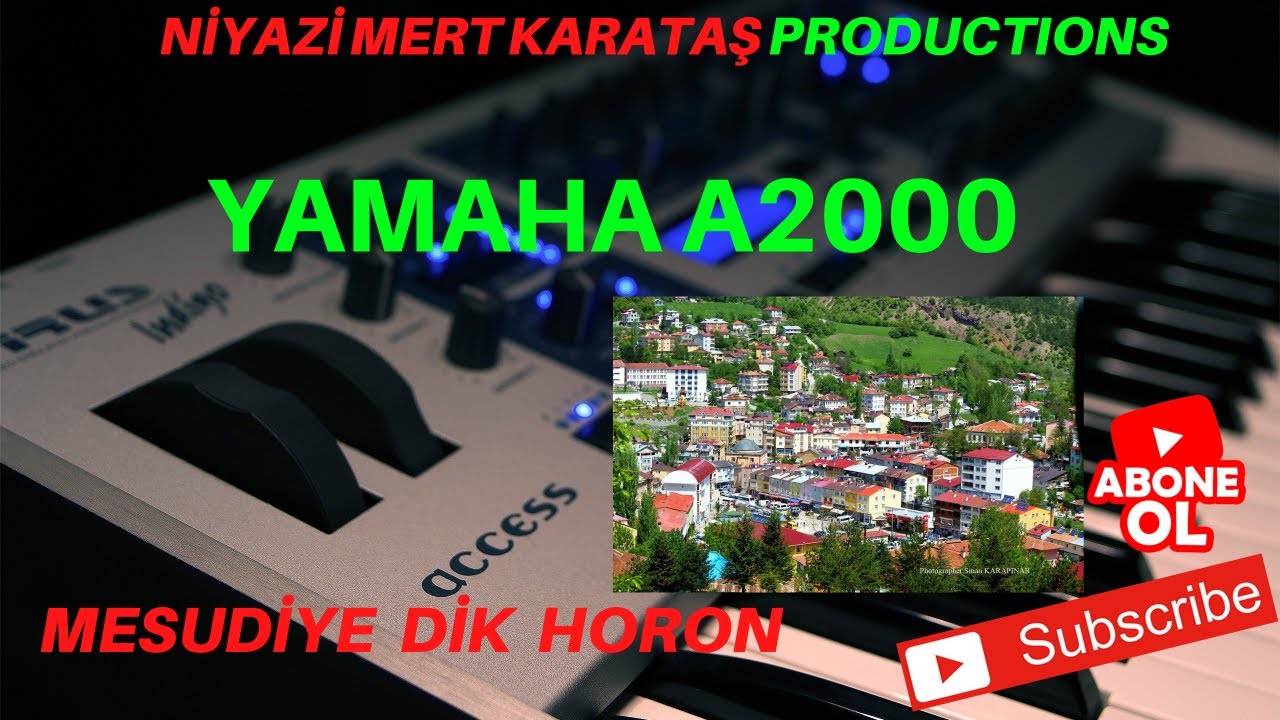 Mesudiye Yöresi Dik Horon - Yöresel Enstrümantal (Yamaha a2000)