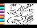 Beautiful Vegetables ????????Drawing, Painting & Coloring For Kids and Toddlers_Child Art#drawing#co