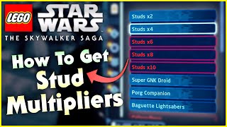How to Get STUD MULTIPLIERS in LEGO Star Wars: The Skywalker Saga | Datacards Explained