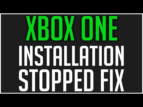 How to Fix Xbox One Games NOT LAUNCHING and the INSTALLATION STOPPED Error!