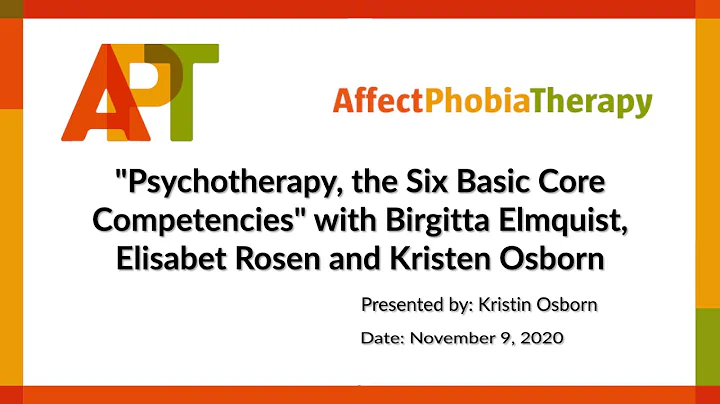 Therapist Hour with Birgitta Elmquist, Elisabet Ro...