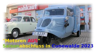 Das traditionelle "Motoren AUS" zum Saisonabschluss in Cunewalde 2023