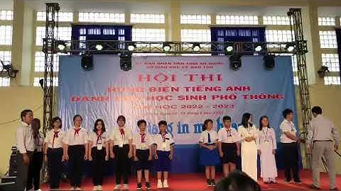 Kết quả Hùng biện Tiếng Anh cấp tỉnh 2022-2023