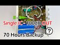 Single bo ic 100 db output  70 hours battery backup node   worth or not   live testing