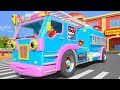 Wheels on the Fire Truck & Cartoon Nursery Rhymes by Little Treehouse