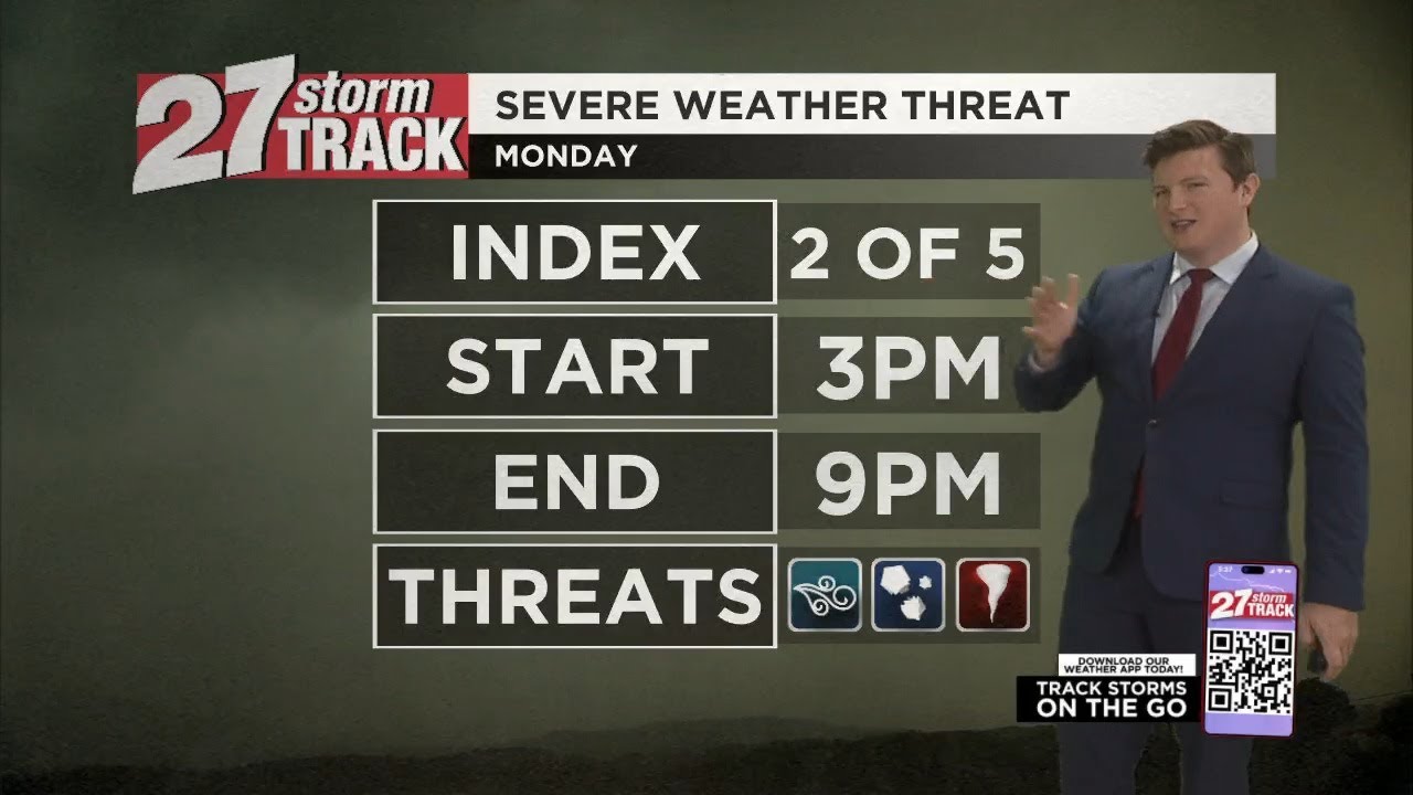 Strong to Severe storms this evening - YouTube