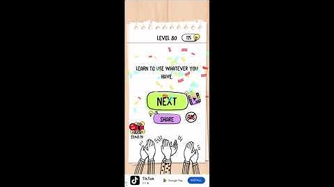 Brain Test Tricky Puzzles Level 80 Solved !!!