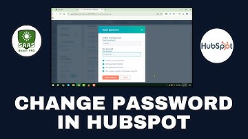 How to Change Password in HubSpot - Step-by-Step Guide {2025}
