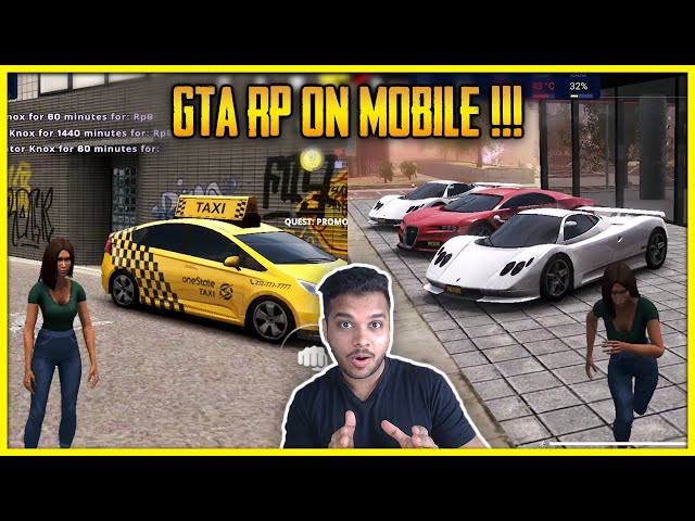 GTA RP NO IPHONE! NOVO ROLEPLAY MOBILE PARA ANDROID e iOS! 