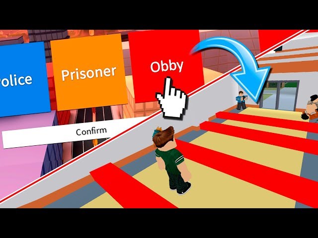 El Obby Secreto De Jailbreak Roblox Jailbreak Obby - escapa de slenderman obby en roblox miedo