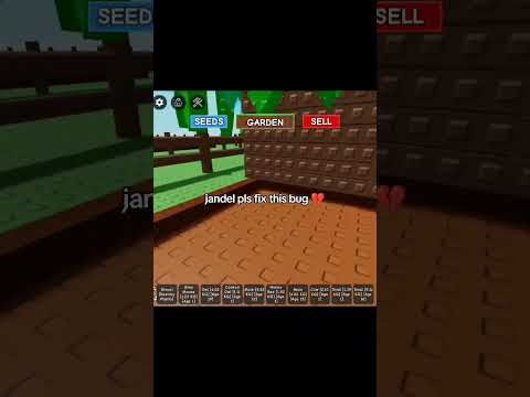 Jandel Pls Fix This Bug Fruit Roblox Gag Cosmetic Growagarden