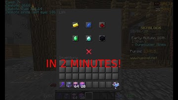 How to unlock all floors in the deep caverns in 2 minutes! - Hypixel Skyblock