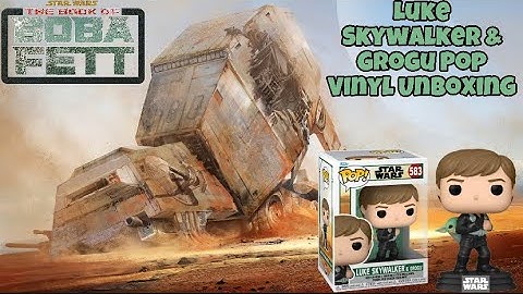 Luke Skywalker & Grogu Pop Vinyl Unboxing