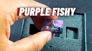 Unboxing a Handmade Purple Koi Fish SA Profile Keycap