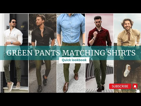 Green Pants Matching Shirt Ideas  Green Pant Combination Shirts   TiptopGents