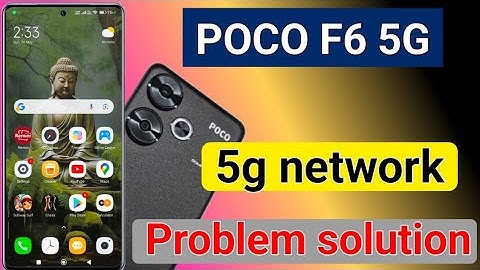 poco f6 5g me 5g network kaise laye | how to enable 5g network in poco f6 5g