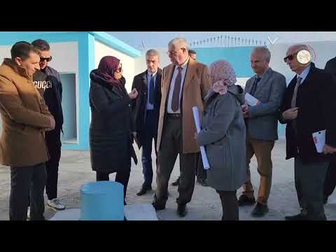 والي وهران يعاين سير مشاريع قطاع الموارد المائية ب بلدية طافراوي