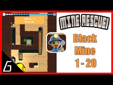 Mine Rescue | Gameplay Level 21 | Black Mine Solution