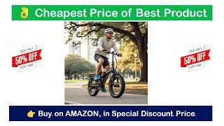 1000W Folding Electric Bike for Adults,75+ Miles,30+MPH,48V 20.8Ah