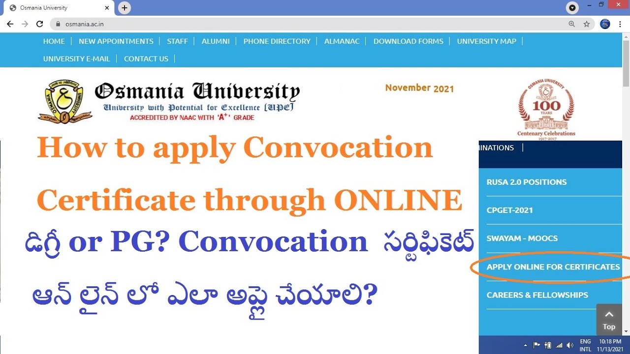 osmania university phd online application 2002