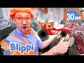 Blippi Learns Colors with Real Cars! Vehicle Videos for Kids and Toddlers