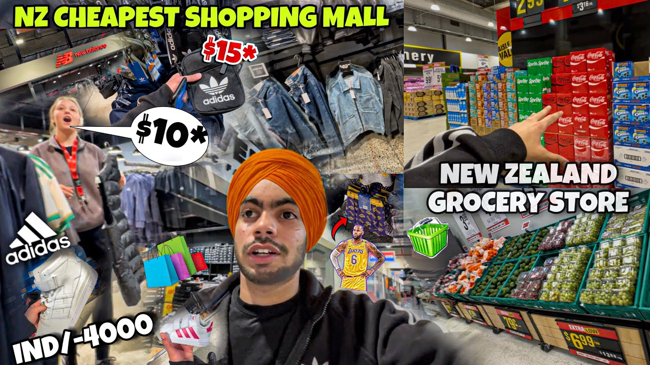 New Zealand 🇳🇿 Cheapest Price Shopping Mall😱NZ Grocey Store🛒🛍️ - YouTube