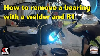 Quick TIP - How to remove bearings with a Welder and R1 - Quick and easy