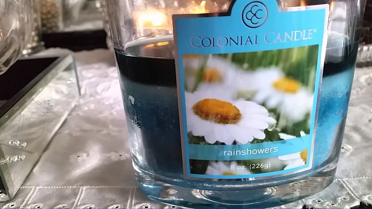 Colonial Candle Review, Rainshowers YouTube