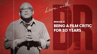 Baradwaj Rangan on being a Film Critic for 20 Years | Live with BR | 1 Year of Medai