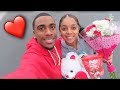 SUPRISING MY GIRLFRIEND WITH HER VALENTINES DAY GIFTS *EMOTIONAL*