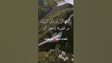 ماهر المعيقلي - سورة البقرة ( برواية حفص عن عاصم ) الأية 189
